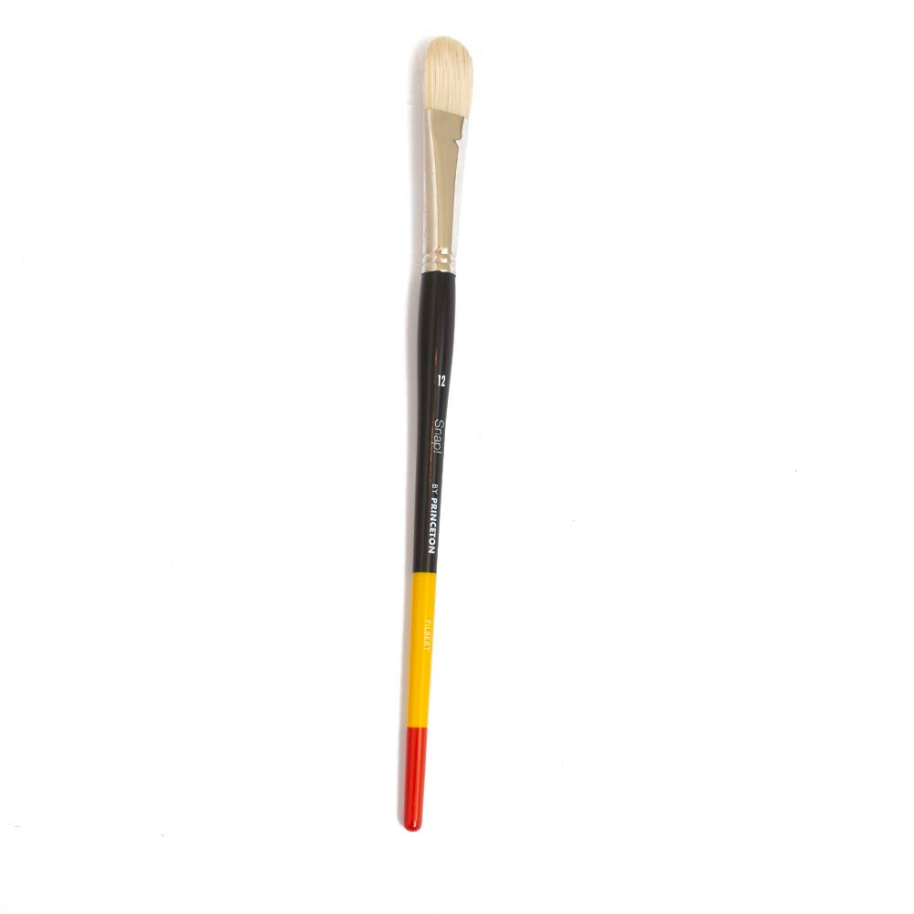 Princeton, Brush, Art & School, Snap, Bristle Brush, Filbert, 12, Long Handle, 402199